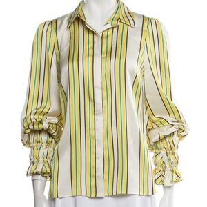 Alexis Multicolor Striped Blouse. $365 new with tags